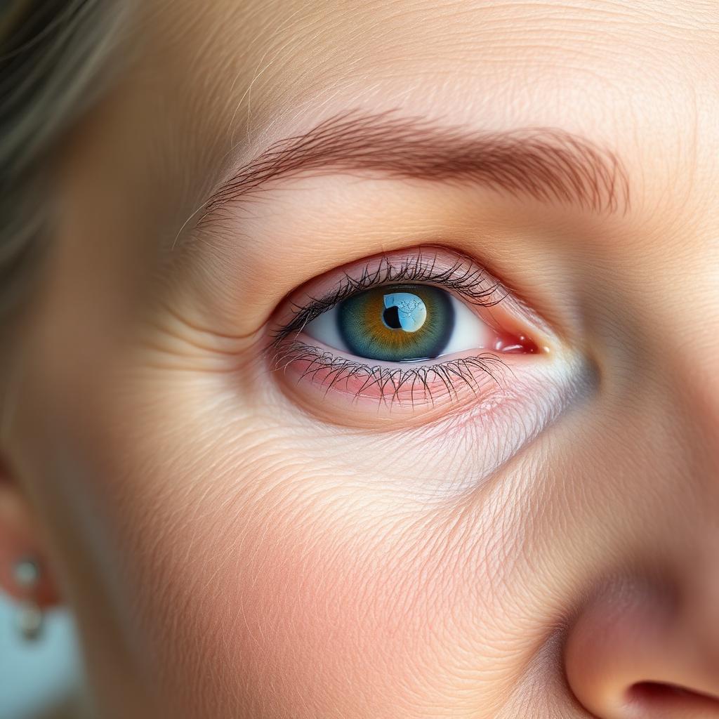 Week 0 — Before first application. Macro skin-texture reference.
